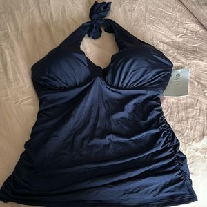 NWT Athleta Navy Aqualuxe Tankini